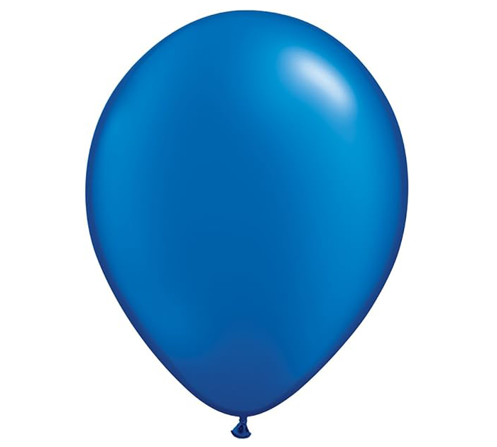 11" pearl sapphire blue balloon