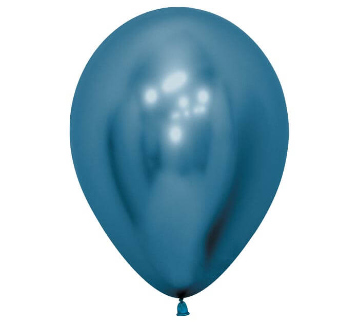 11" reflex blue balloon