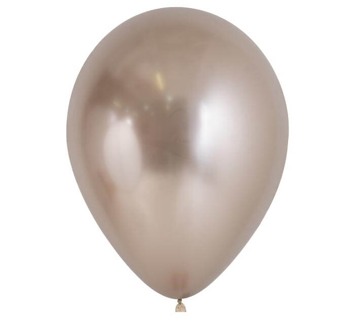 11" reflex champagne balloon