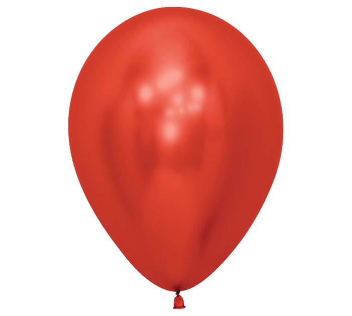 11" reflex crystal red balloon