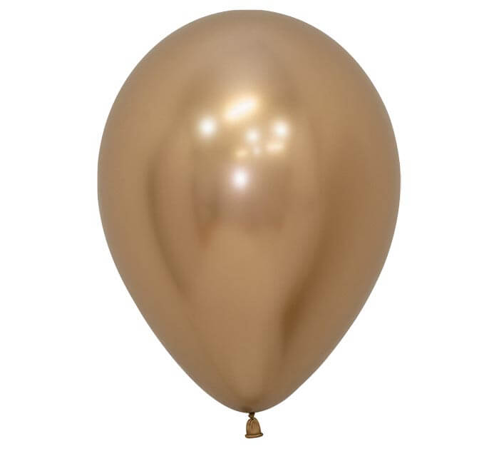 11" reflex gold balloon