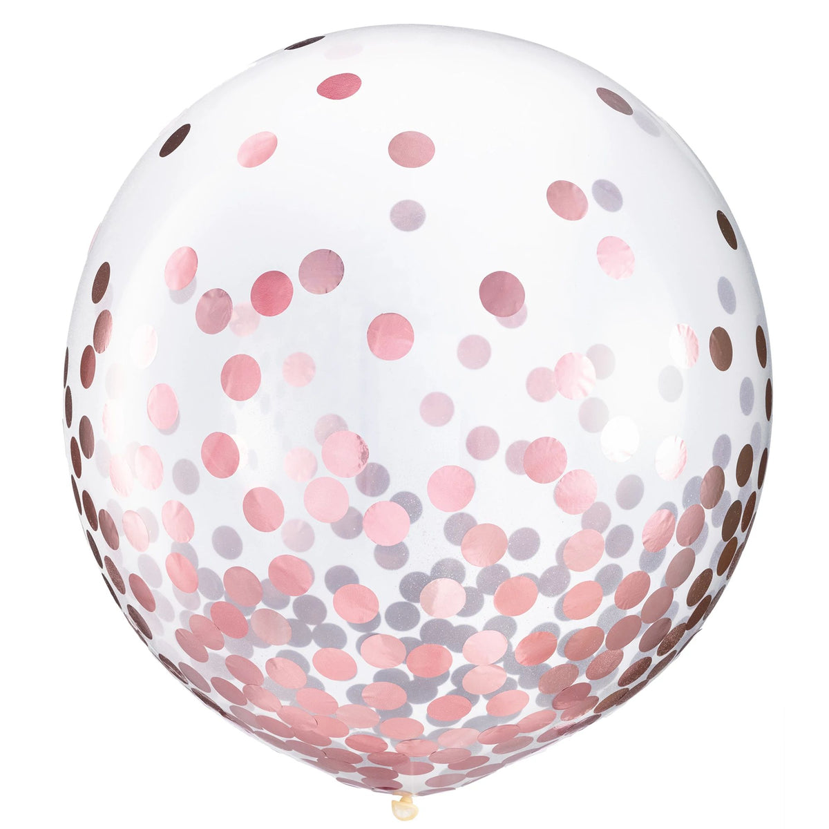 2ct 24in Latex Confetti New Pink Foil