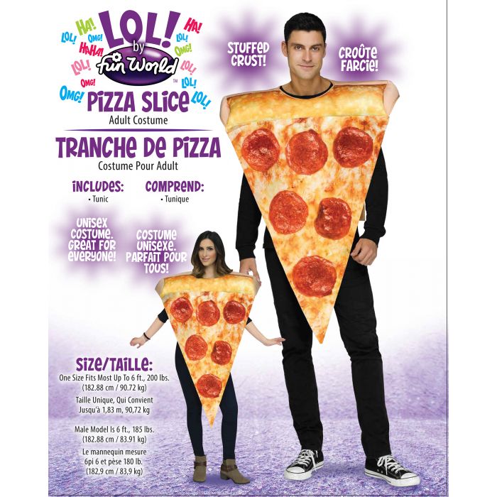 Pizza Slice Costume - Adult