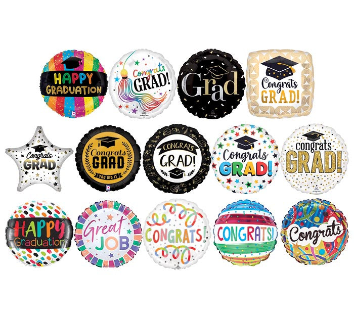 GRADUATION 9" ASSORTMENT