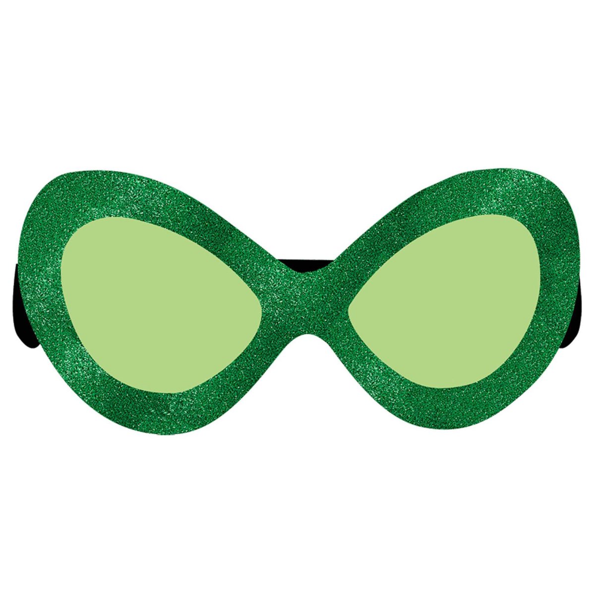 Green Plastic Diva St. Patrick's Day Glasses