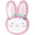 Floral Bunny Pink Plates