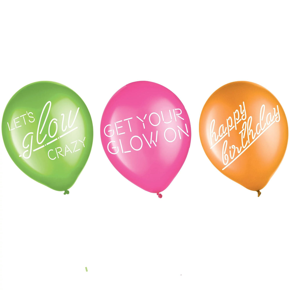 Let&#39;s Glow Crazy Latex Balloons