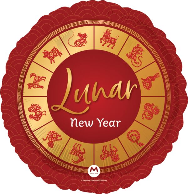 18" Lunar New Year Foil Balloon