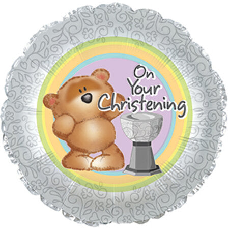 E014 17&quot; On Your Christening Foil Balloon