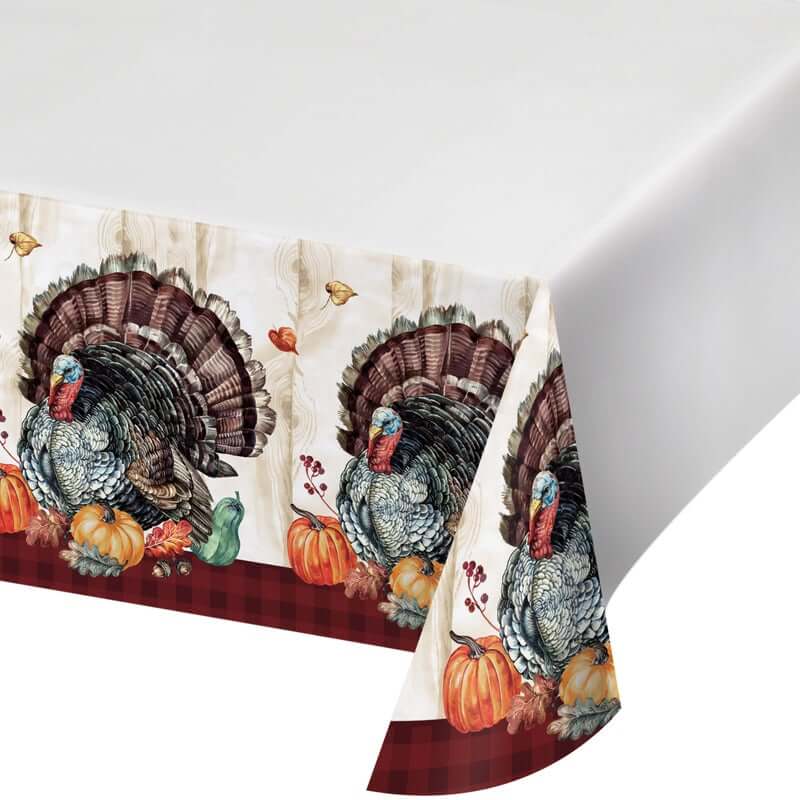 Timeless Turkey Paper Tablecover