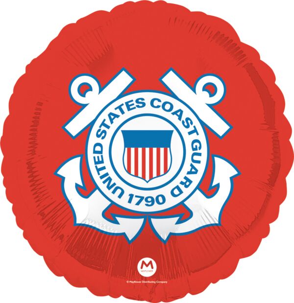 C013 18" COAST GUARD FOIL BALLOON
