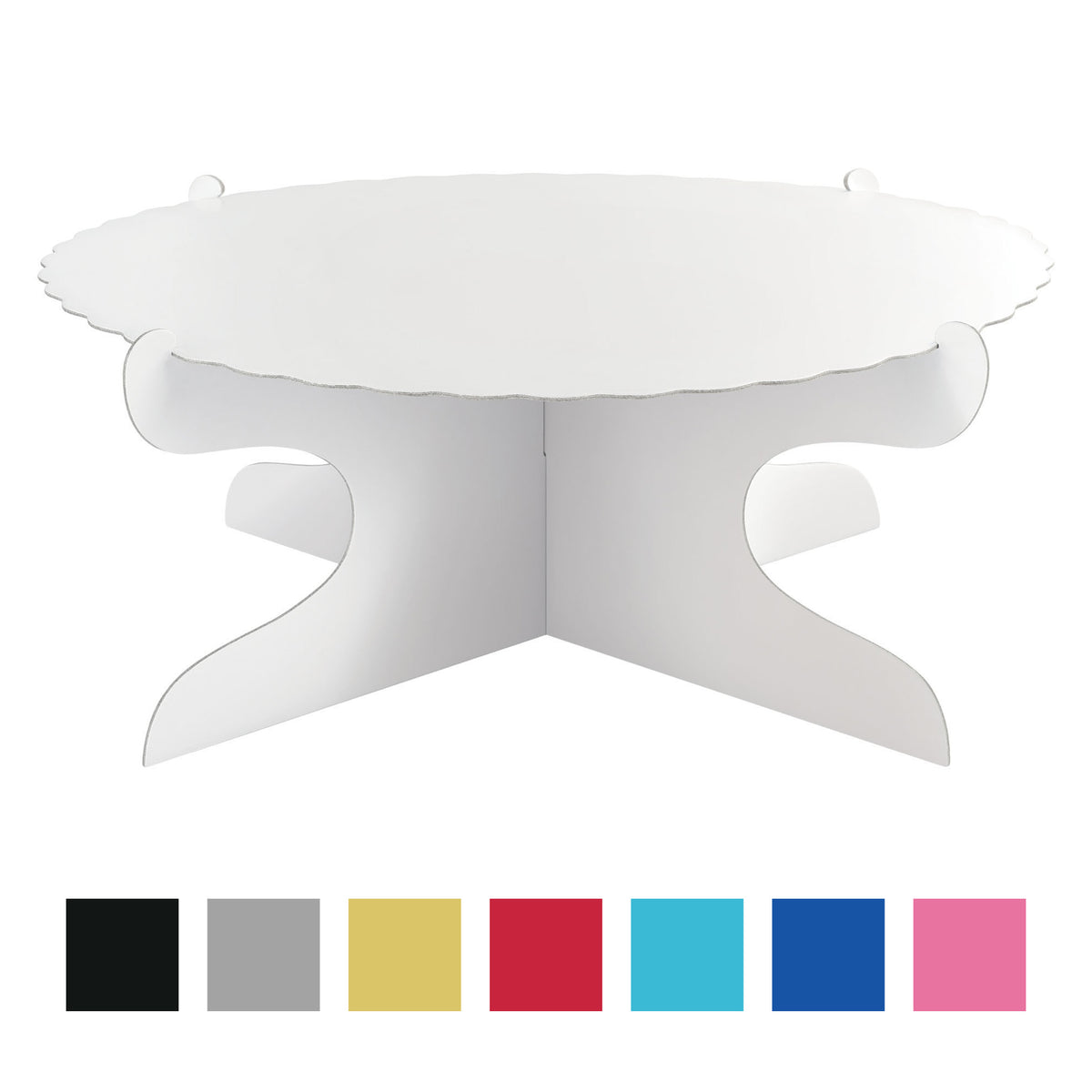 Cardboard Cake Stand (1) - Red