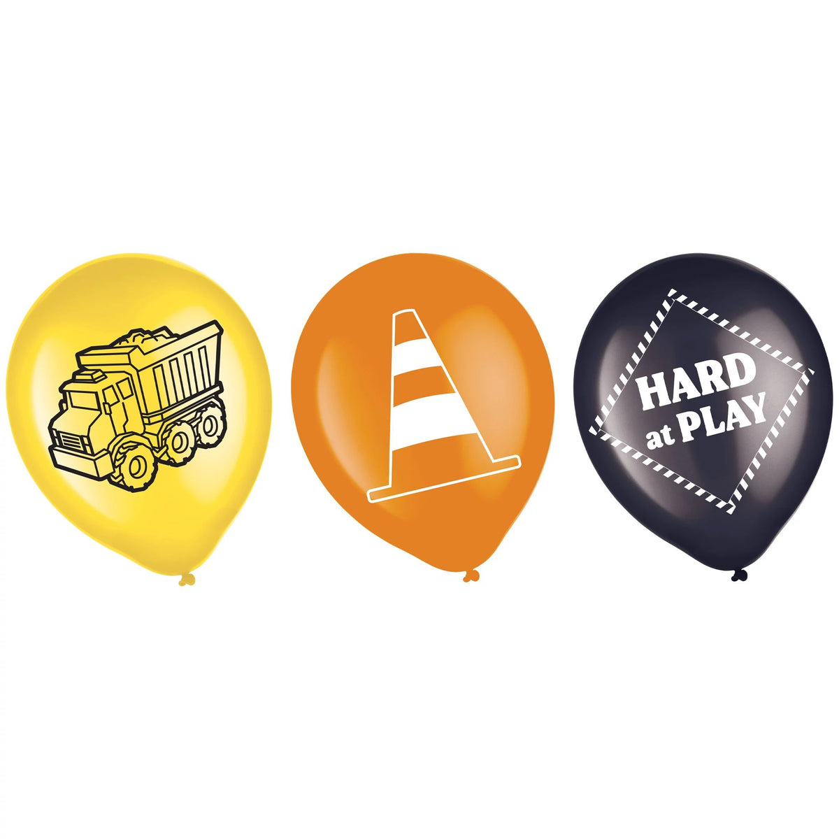 Construction Party Latex Balloons