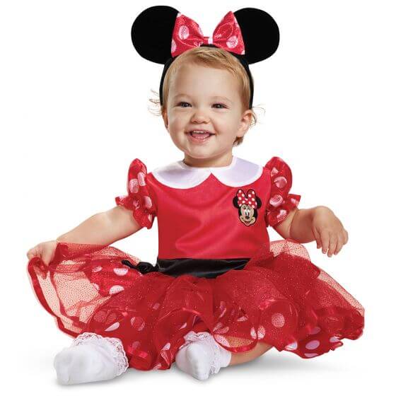 Red Minnie Mouse Infant/Toddler Costume