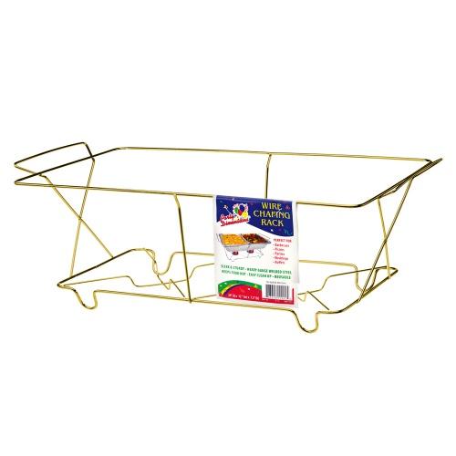Full Size Wire Chafing Rack - Gold