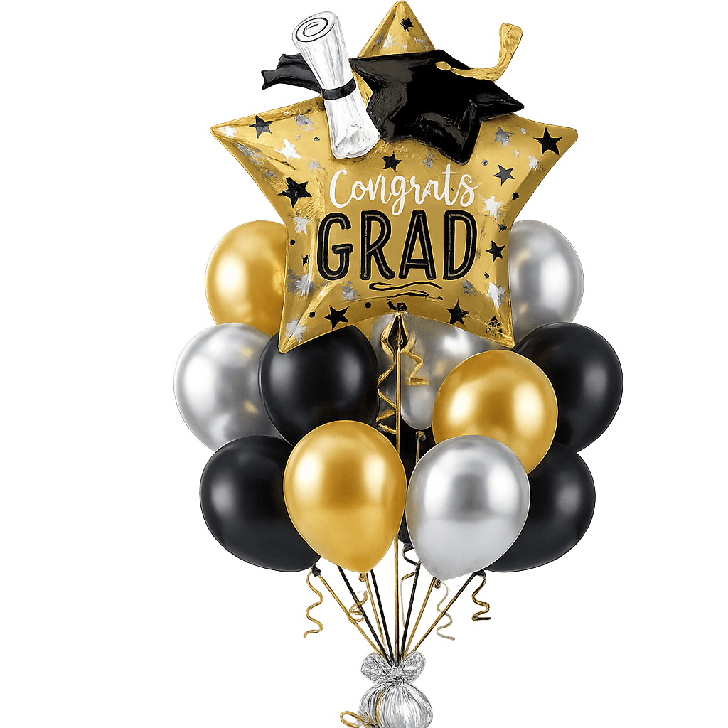 Dozen Bundle 11" Balloons Graduation