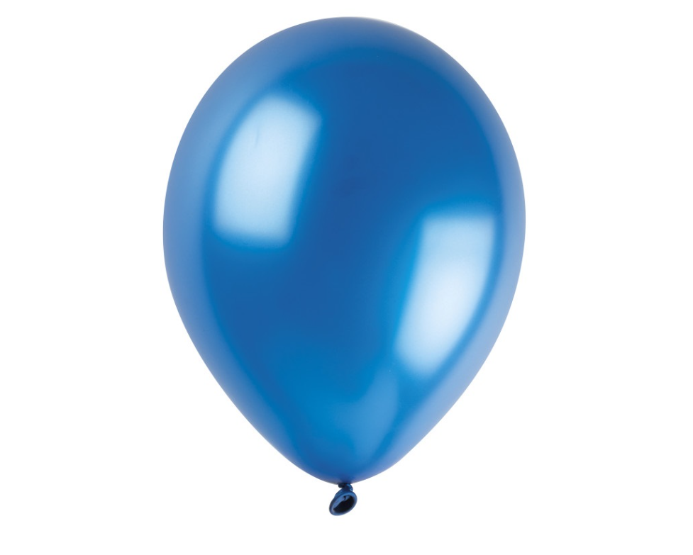 12" pearl blue balloon