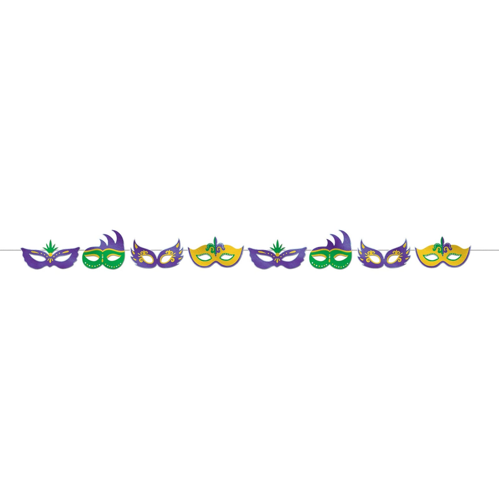 Mardi Gras Mask Banner