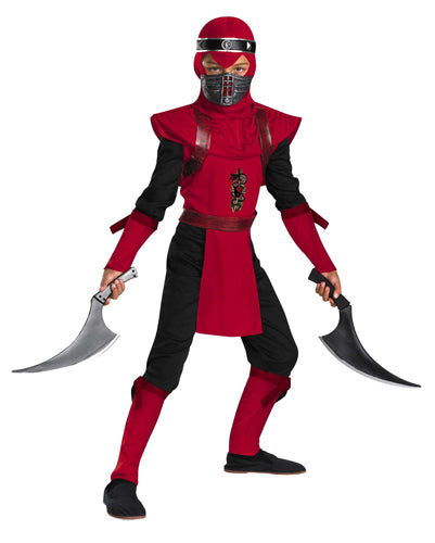 Kid S Red Viper Ninja Deluxe Costume