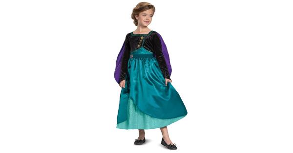 Disney Frozen II Queen Anna Deluxe Princess Gown Child Costume Halloween