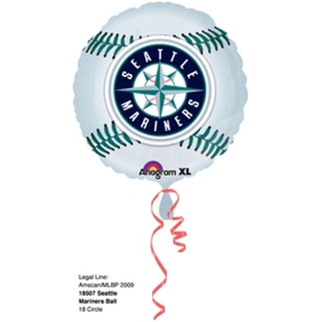 18" Seattle Mariners Foil Flat Balloon