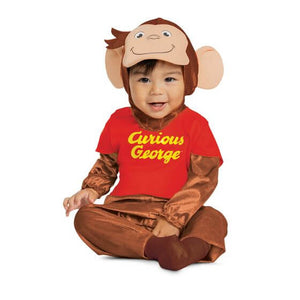 Curious George Infant Costume sitting