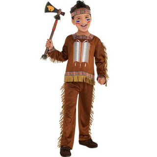 Toddler Boys Native American Costume - Toddler (3-4 T)