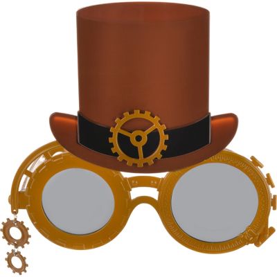 Adult Men's Steampunk Sunglasses Multi-Colored