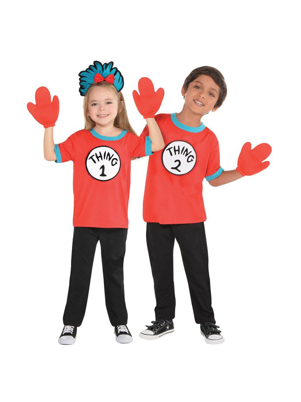 Kid Thing 1 and Thing 2 Costume Kit