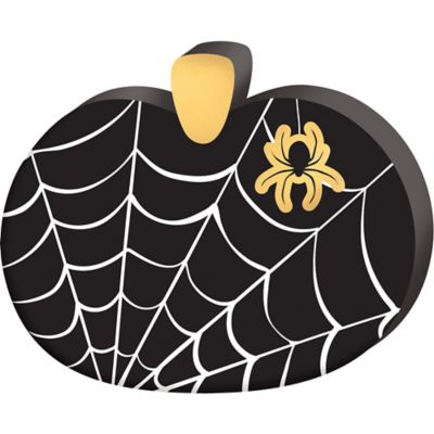 Pumpkin Spider Web Sign