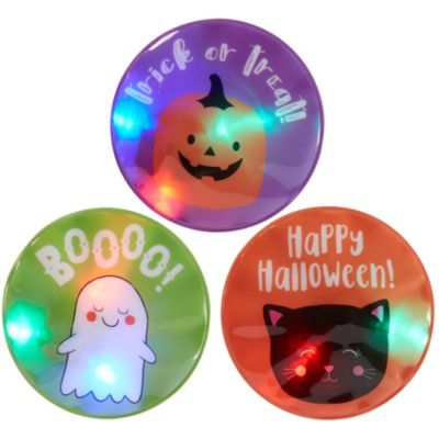 LED Halloween Sticker Badges