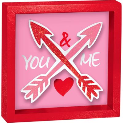 You & Me Block Sign Valentine's Day