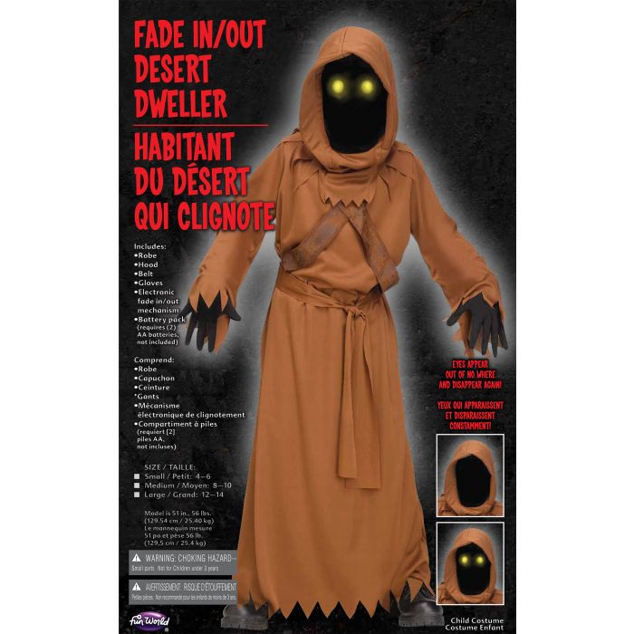 Fade Eye Desert Dweller - Child Costume