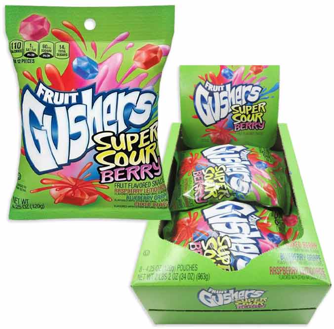 GUSHERS - SUPER SOUR BERRY