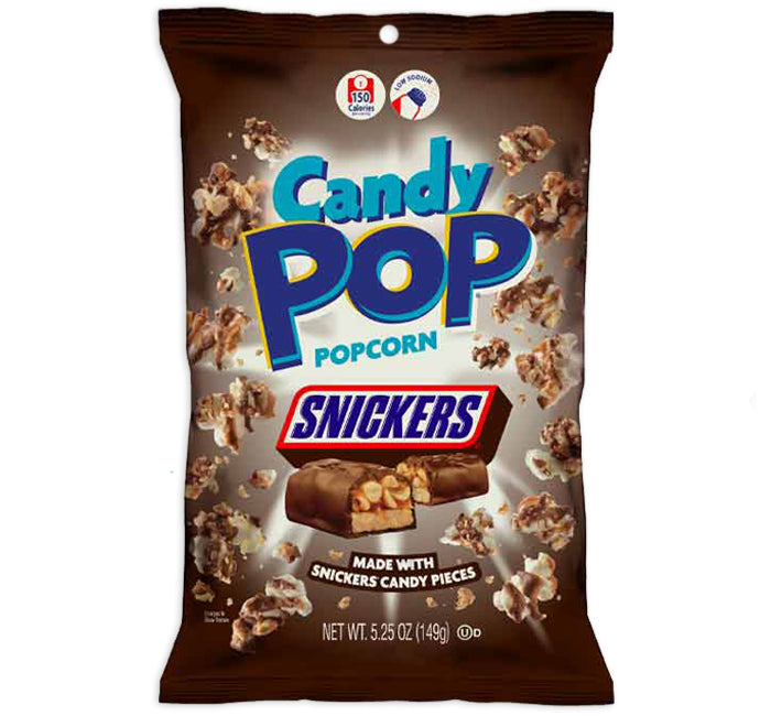 CANDYPOP - CANDY - SNICKERS POPCORN- PEG BAG