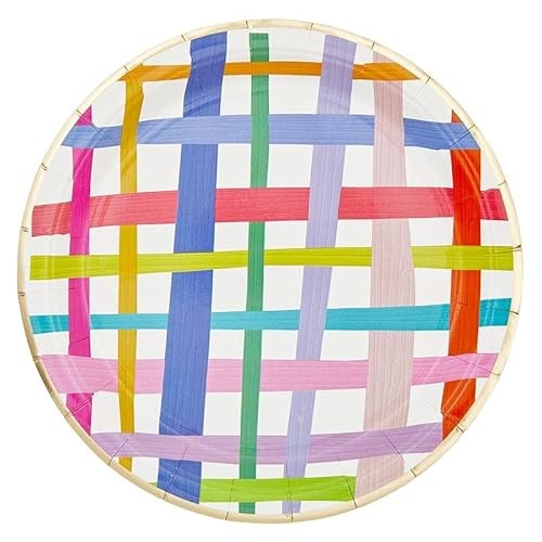 Paper Plates - Gingham - 12 Count