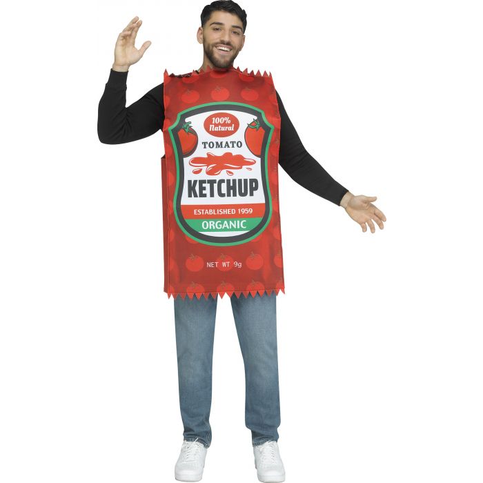 Mustard & Ketchup - 2 Costumes in 1 Bag! - Adult Couple Costumes