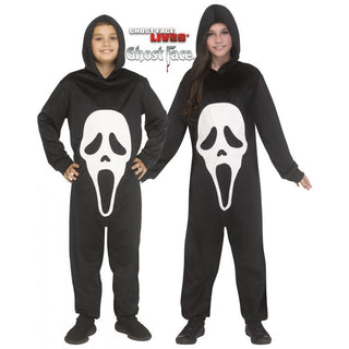 E-Z Ghost Face® Jumpsuit - Child - Medium 8-10