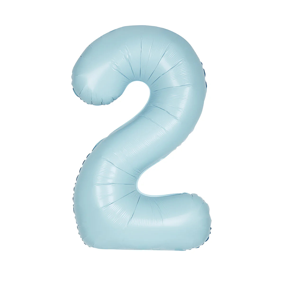 34" Giant Foil Pastel Blue Number Balloon