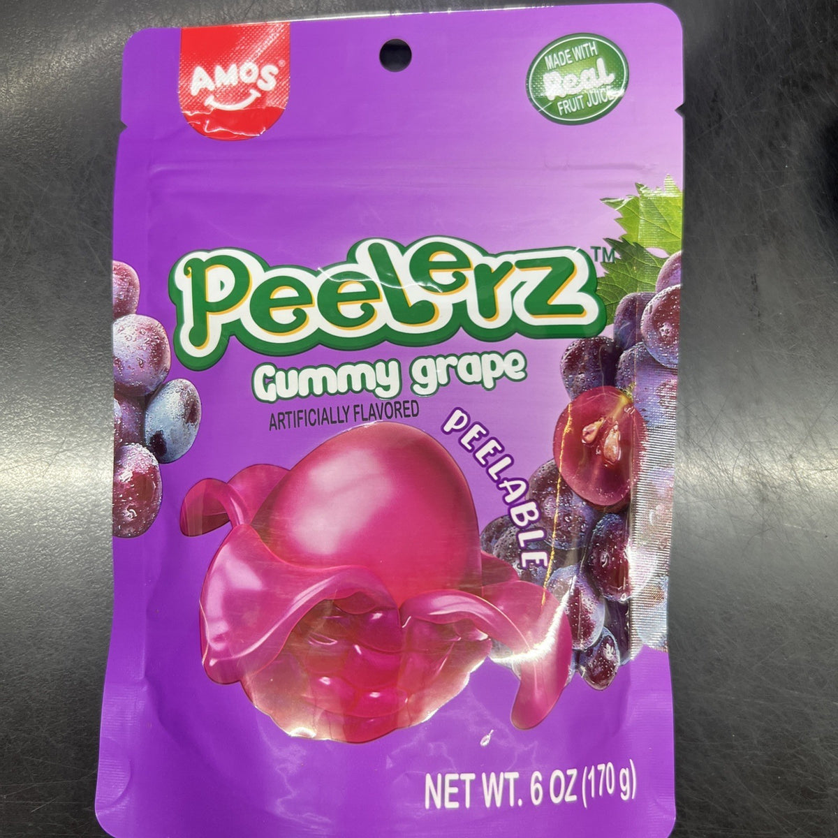 Peelerz Peelers Gummy Grapes Peelable Fruit Tiktok Candy 6oz Sweet
