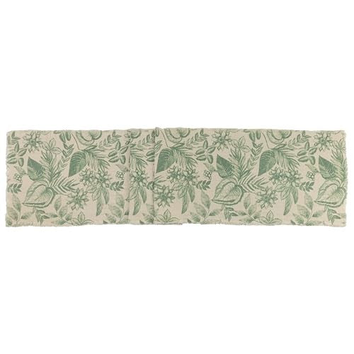 Sage Botanica Table Runner