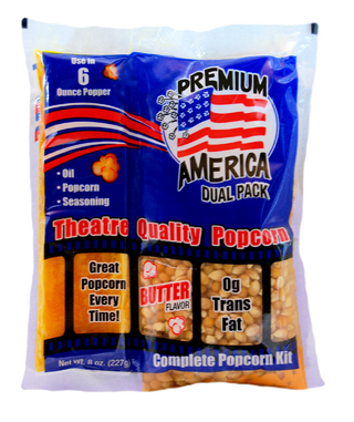 The Premium America Dual Pack with Coconut Oil for 6-oz. Kettle