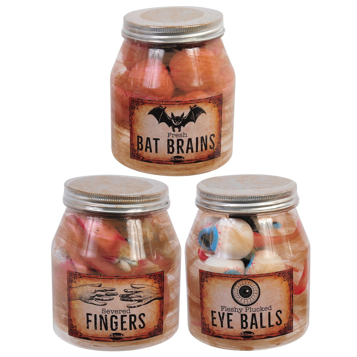 Creepy Specimen Jar,Assortment , 1 Count