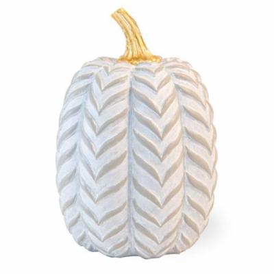 Gray Chevron Pumpkin
