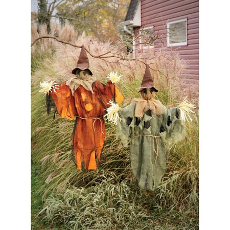 36 Hanging Orange Scarecrow