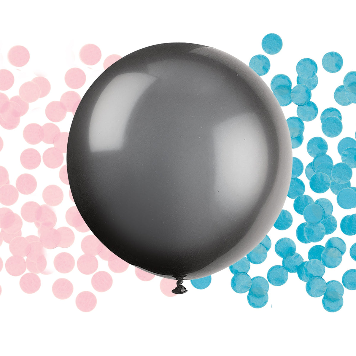Gender Reveal Giant Latex Balloon, 24in, Black