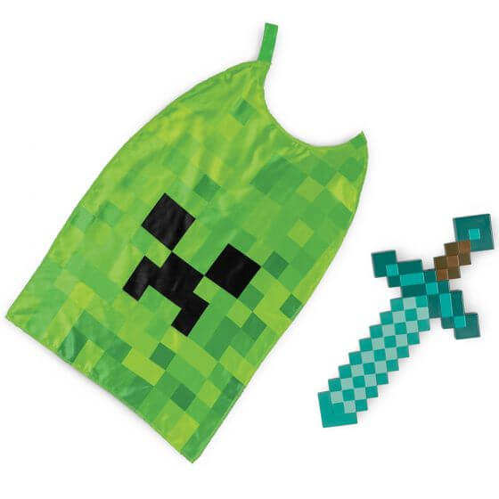 Minecraft Sword & Cape Set