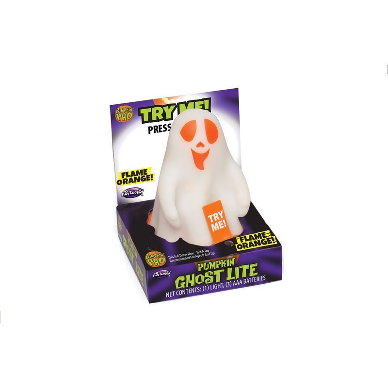 Fun World Pumpkin Pro Prelit Pumpkin/Ghost Torch Halloween Decor