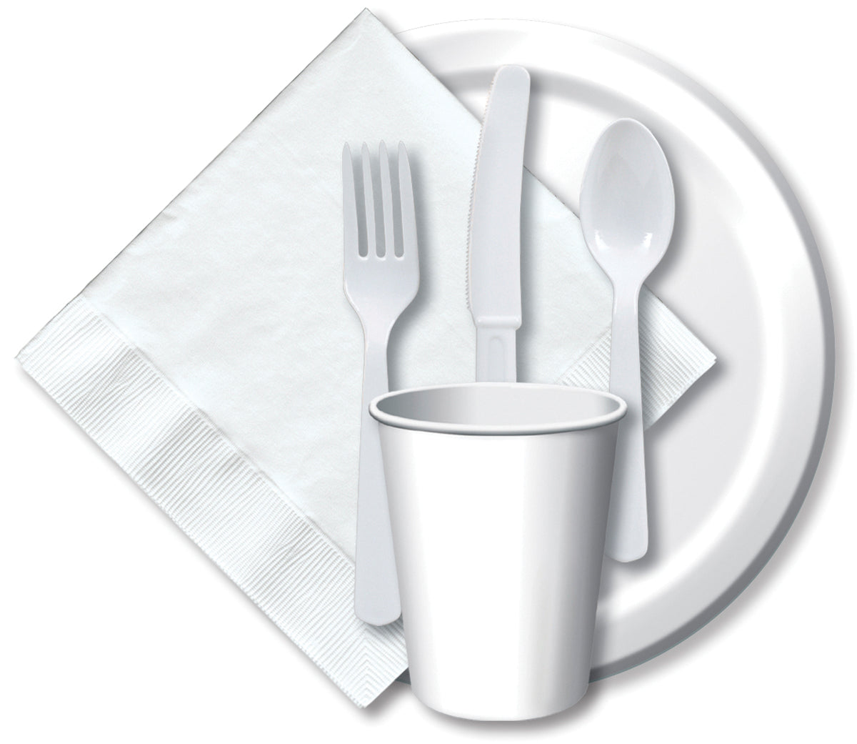 Hot/Cold Cups, Paper, 9 Oz, White