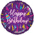 353 18" Birthday Streamers Foil Balloon